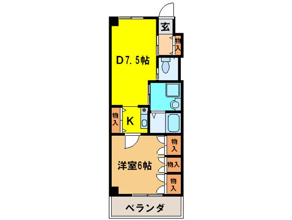 アヴィタション曽根の物件間取画像